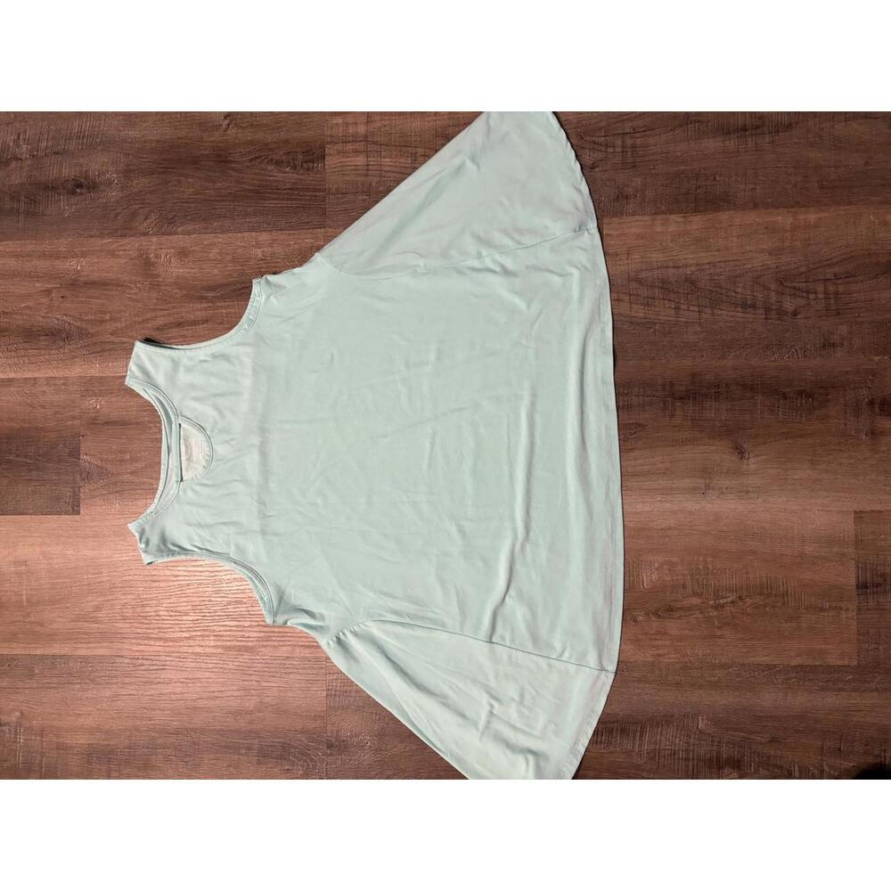 Wonder Nation Women's Plus Size Tank Top - Aqua Green